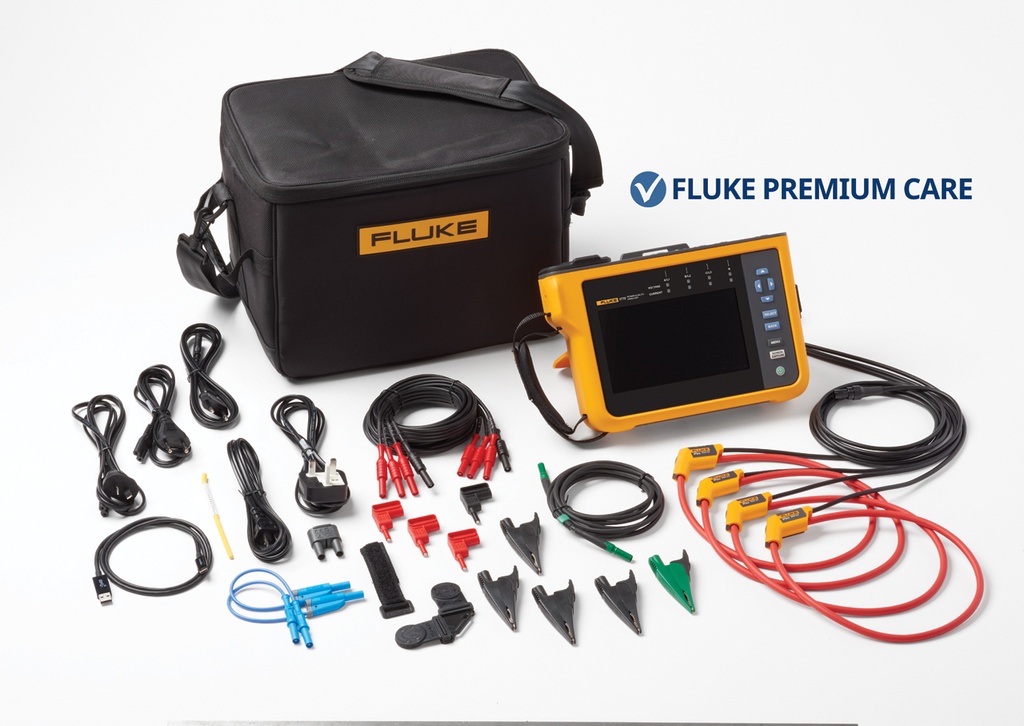Fluke 1775 – Sähkönlaadun analysaattori ja 1 vuoden Premium Care -tukiohjelma