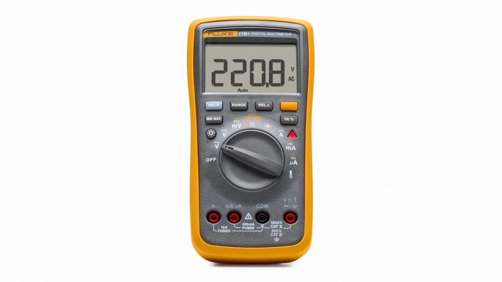 [FLUKE-17B+/EUR] FLUKE 17B+ - Digitaalinen yleismittari - Keskiarvomittari (Ei TrueRMS)