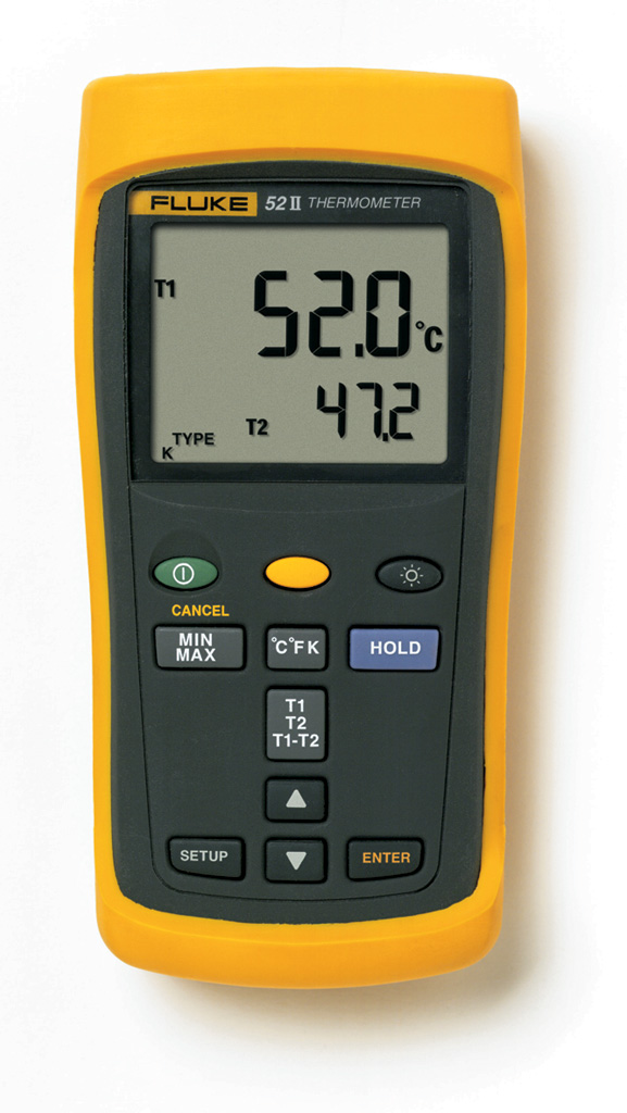 [FLUKE-52-2 50HZ] FLUKE 52-2 - 2-kanavainen lämpömittari