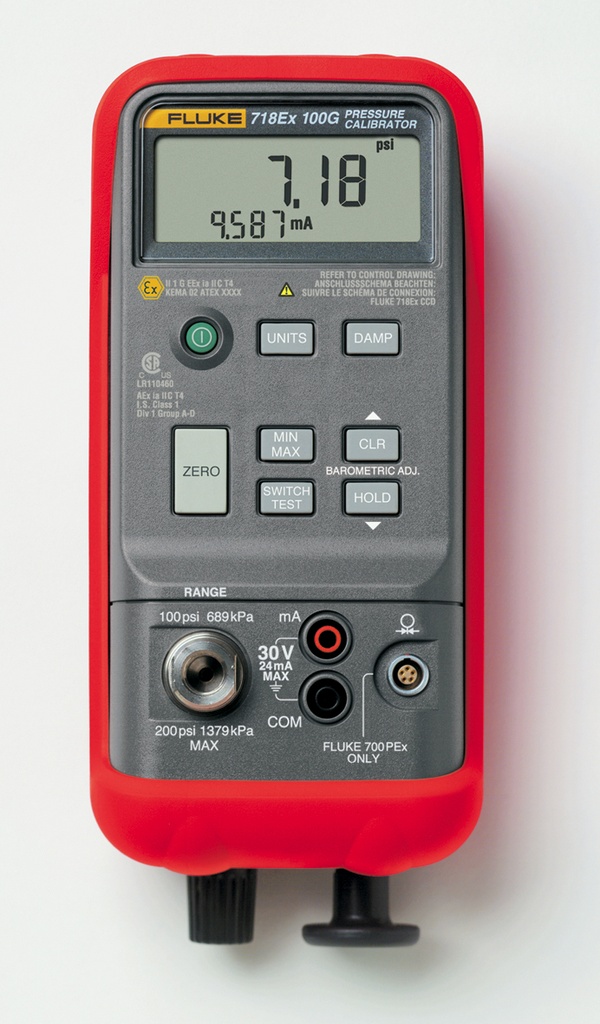 [Fluke 718Ex 300G] FLUKE 718EX-300G - PAINEKALIBRAATTORI EX, 20 bar