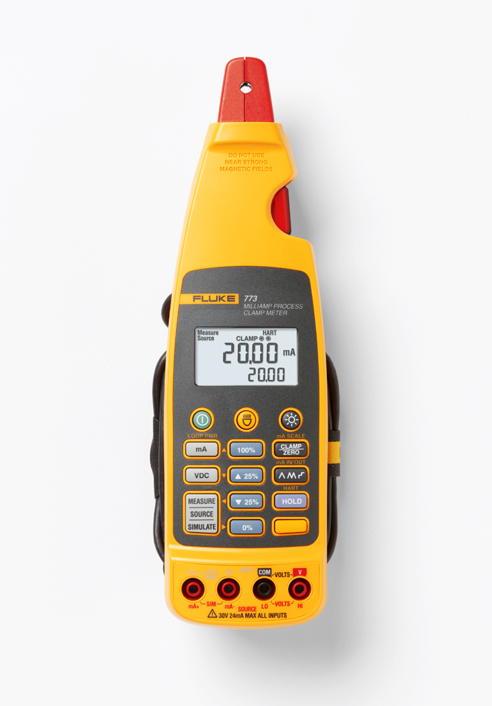 Fluke 773 - DC mA-Virtapihti + syöttö + simulointi