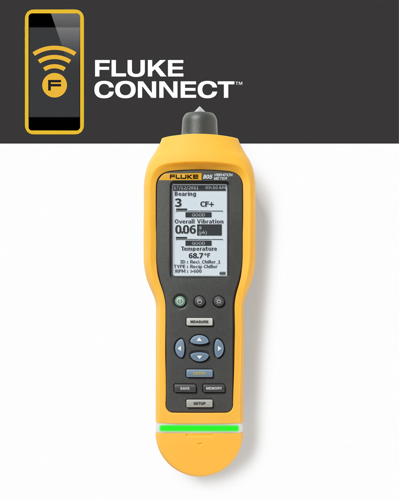 [FLUKE-805 FC] FLUKE 805 FC - VÄRÄHTELYMITTARI CONNECT YHTEENSOPI
