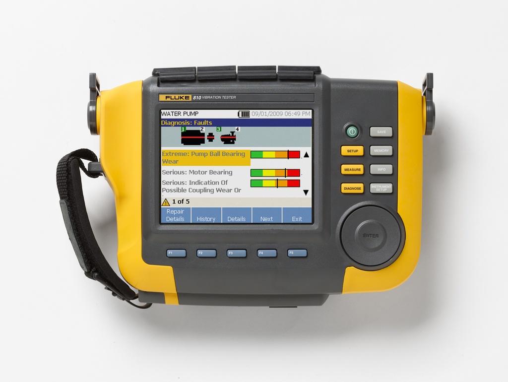 FLUKE 810 - VÄRÄHTELYTESTERI MOOTTORIT/LAAKERIT