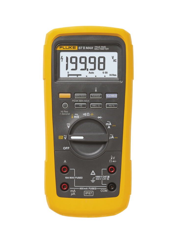FLUKE 87V MAX - Yleismittari TRMS vaativaan teollisuuskäyttöön
