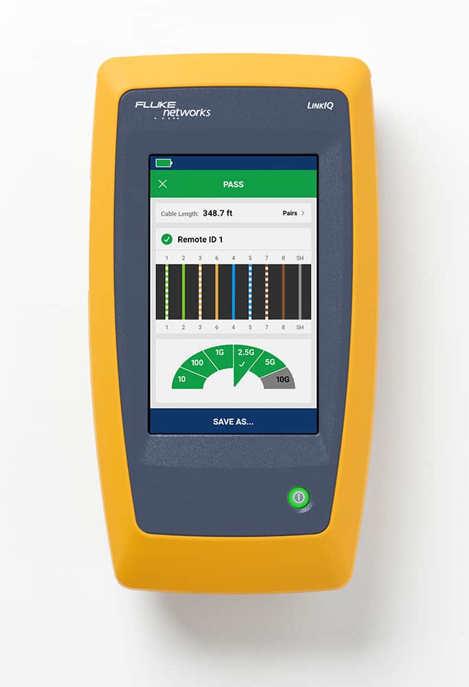 FLUKE NETWORKS LIQ-100 LinkIQ™-kaapeli- ja -verkkotesteri