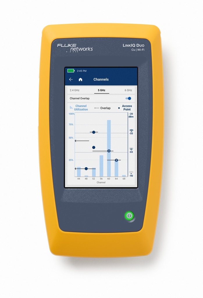 FLUKE NETWORKS LIQ-DUO-H6-EU - LinkIQ™-kaapeli-, verkko- ja WiFi-testeri