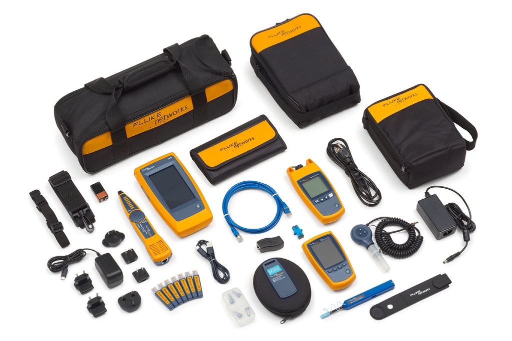 FLUKE NETWORKS LIQ-KIT-FQM-100MIC - LinkIQ-sarja, jossa MM-kuituvikojen paikannus, tarkastus ja puhdistus