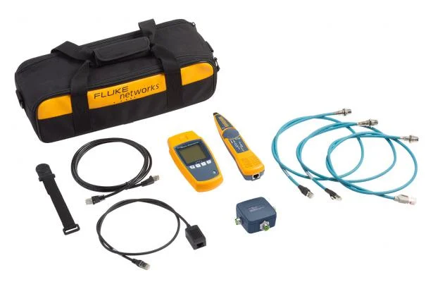 FLUKE NETWORKS MS-POE-IE-KIT - MicroScanner PoE -kaapelitesteri ja teollisen Ethernetin vianhakulaite Professional -sarja