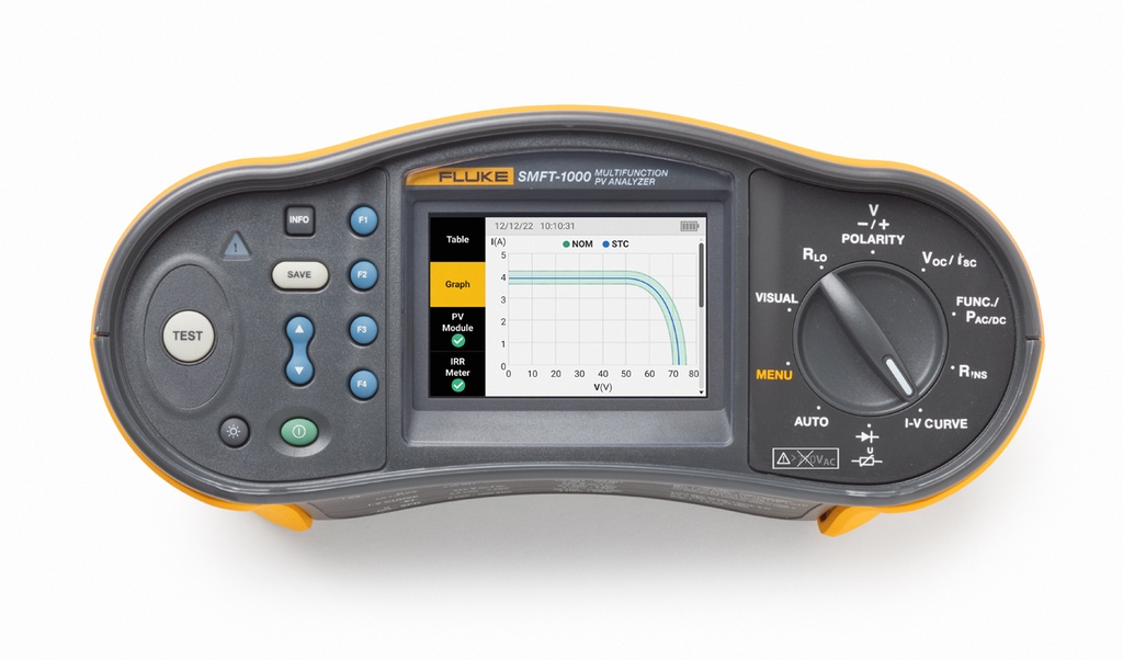 [FLK-SMFT-1000PRO/FPC] FLUKE SMFT-1000/PRO - Aurinkoenergia-asennustesteripaketti + 1 vuoden Fluke Premium Care kunnossapitopaketti
