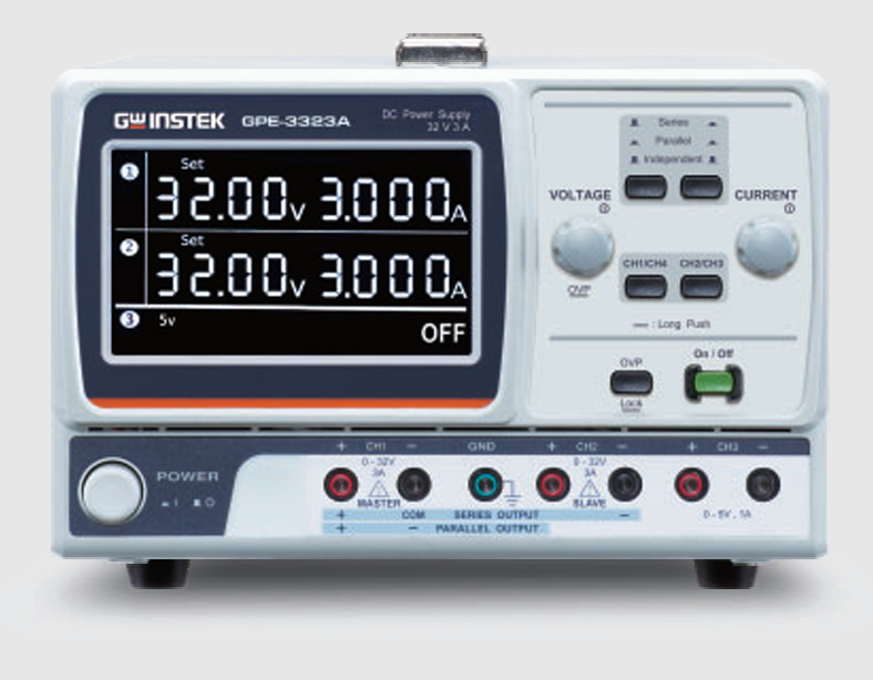 GW Instek GPE-3323A - DC Teholähde 3-kanavainen 217W