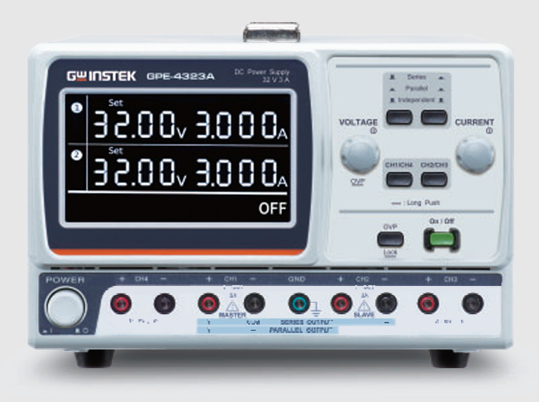 GW Instek GPE-4323A - DC Teholähde 4-kanavainen 212W