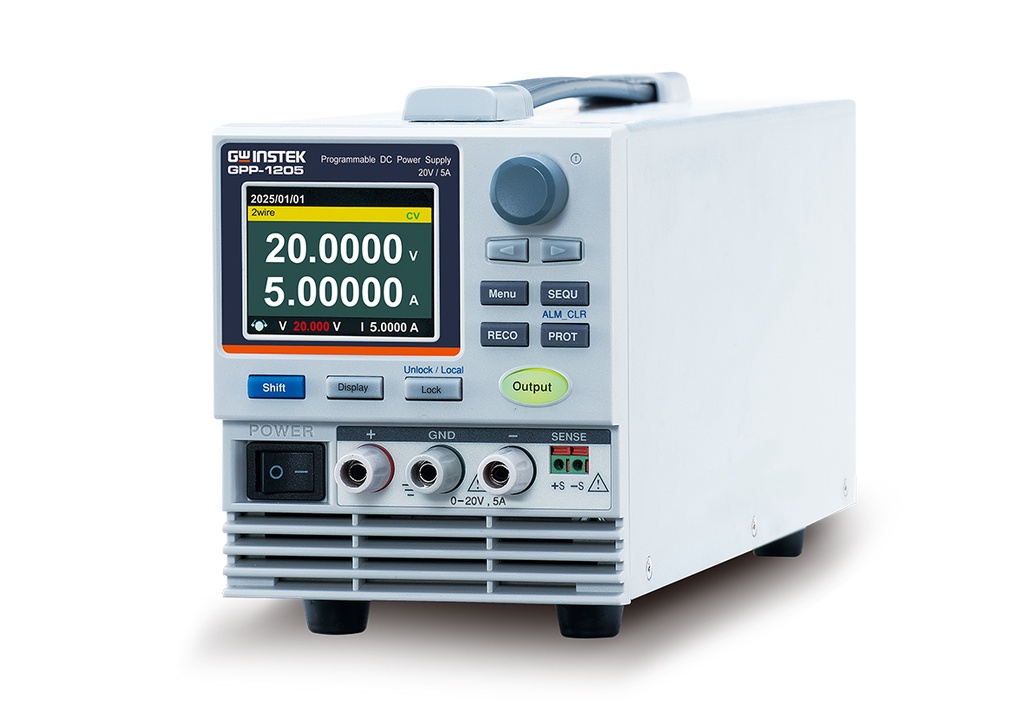 GW INSTEK GPP-1205 - Ohjelmoitava lineaarinen DC-virtalähde 1-kanavainen GPIB 20V 5A 100W