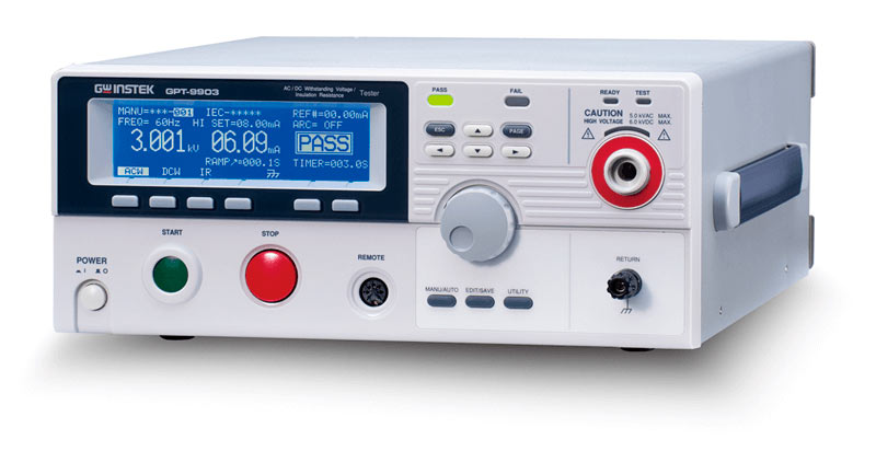 GW INSTEK GPT-9903A - Turvallisuustesteri AC/DC 5/6kV IR 500VA