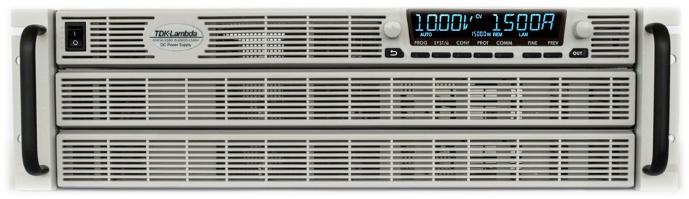 TDK-LAMBDA GSP-600-25.5-3P400 0-600V/0-25.5A 15.3KW OHJELMOITAVA TEHOLÄHDE