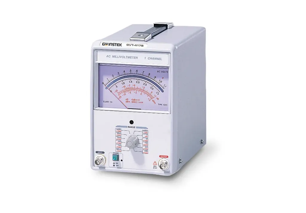 GW INSTEK GVT-417B - AC millivolttimittari 1-kanavainen