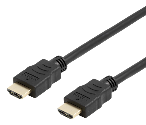 DELTACO HDMI-1020-FLEX - 4K HDMI-kaapeli musta 2m