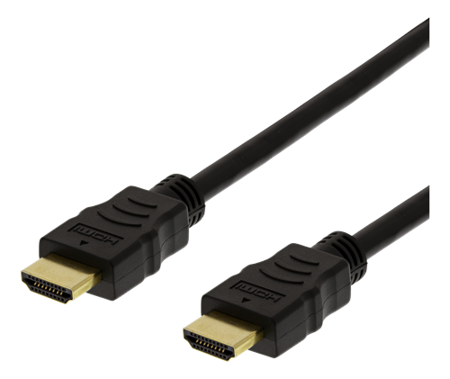 DELTACO HDMI-1040-FLEX - 4K HDMI-kaapeli musta 4m
