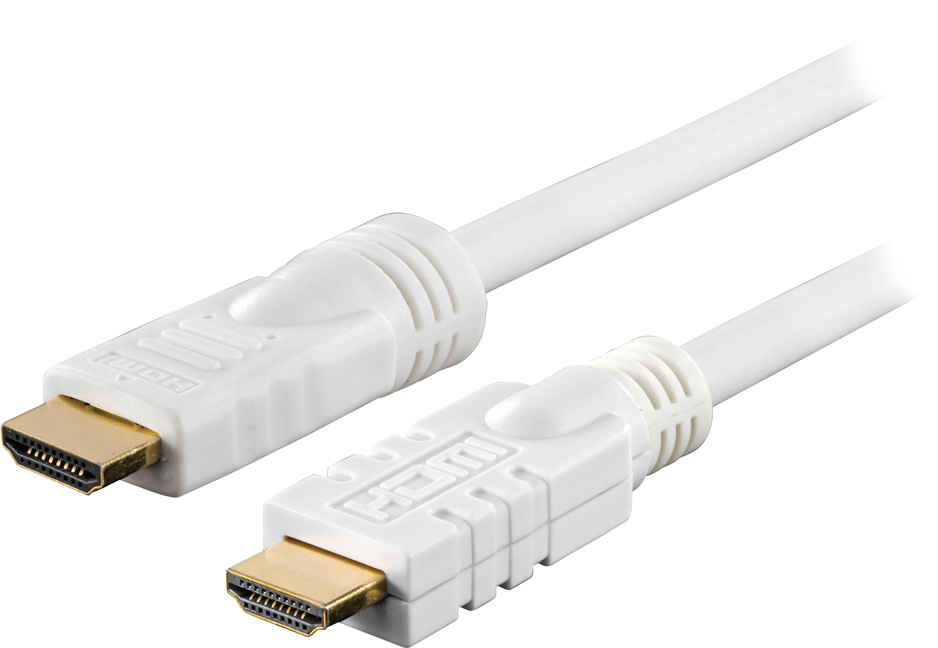 DELTACO HDMI-1151 - HDMI-kaapeli aktiivinen 15m valkoinen