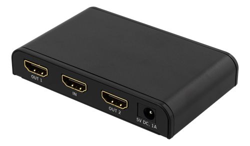 Deltaco HDMI-Jakaja - HDMI-245 - 1 in 2