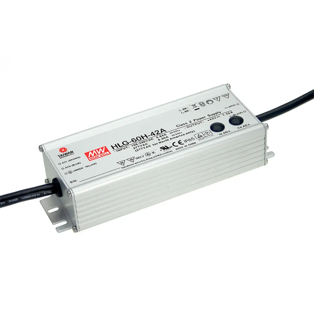 MEAN WELL HLG-60H-12B - LED TEHOLÄHDE 12V 60W