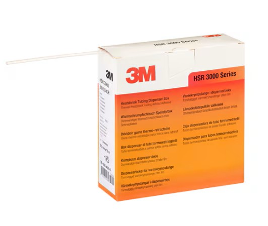 3M HSR3000-6/2-X lämpökutisteputki kirkas 6/2mm 10m kela