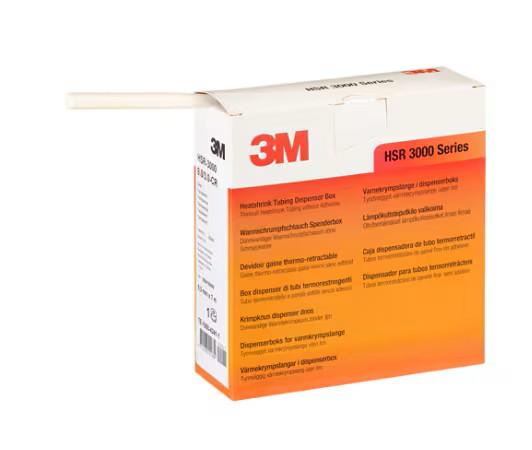 3M HSR3000-9/3-X lämpökutisteputki kirkas 9.0/3.0 mm 7m kela
