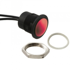 [IAR3F1600] APEM IAR3F1600 - Painike 1-Napainen Punainen Palautuva Sulkeva IP67