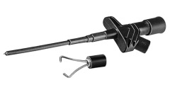 HIRSCHMANN KLEPS2600-PU/ 972306101 - Tartuntamittapää 4mm turvabanaaniliittimelle - Punainen