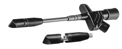 [YE-200-118-842] HIRSCHMANN KLEPS2700-MU / 972307100 - Tartuntamittapää 4mm Turvabanaaniliittimelle Musta
