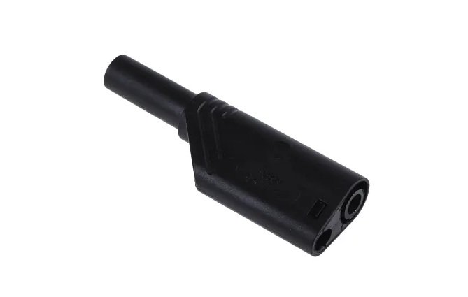 [934099100] Hirschmann LAS SWS-MU - TURVABANAANILIITIN 4mm MUSTA 24A 1000V CATII