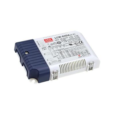 MEAN WELL LCM-60DA - Dali LED Virtalähde 60.3W - Vakiovirta