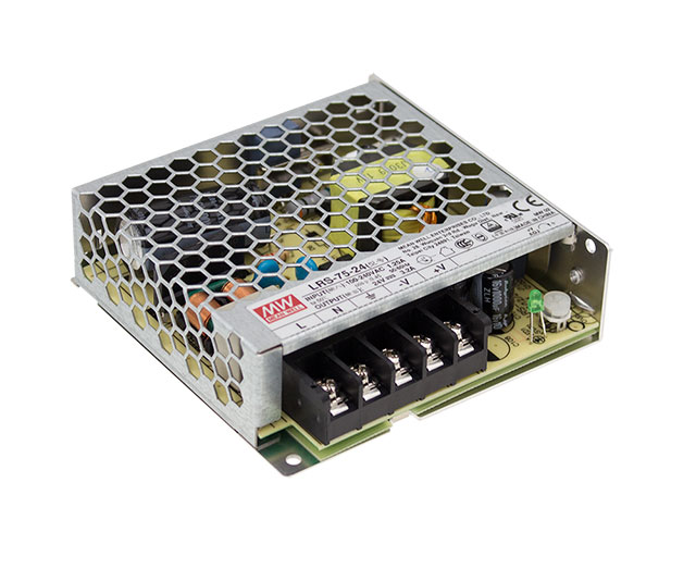 [LRS-75-24] MEAN WELL LRS-75-24 - Hakkurivirtalähde 76.8W 24V 3.2A