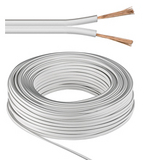 YES LSK2x0.5VA10 - Kaiutinkaapeli 2x 0.5mm² valkoinen 10m
