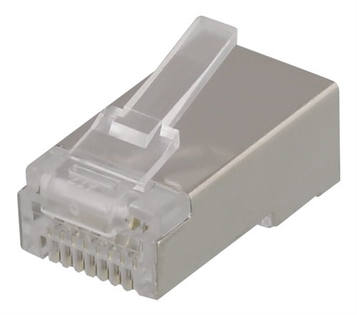 CAT6a STP RJ45 LIITIN 20 KPL