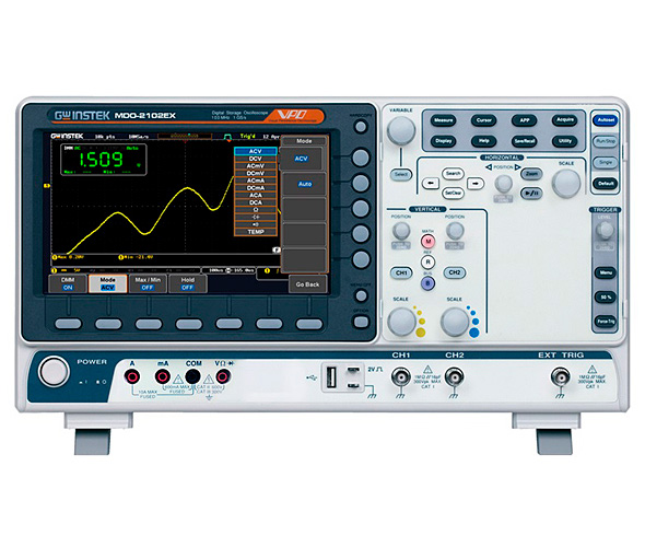 [01MD212EX0GT] GW INSTEK MDO-2102EX - Oskilloskooppi 2-kanavainen 100MHz