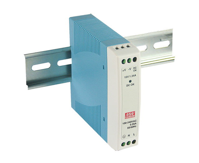 MEAN WELL MDR-10-12 - DIN-kisko Virtalähde 12V 0.84A 10W