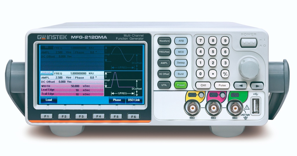 [01MF212MA0GS] GW Instek MFG-2120MA - Funktiogeneraattori 1-kanavainen 20MHz