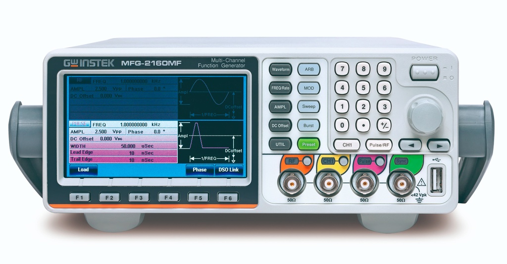 [01MF216MF0GS] GW Instek MFG-2160MF - Funktiogeneraattori 1-kanavainen 60MHz
