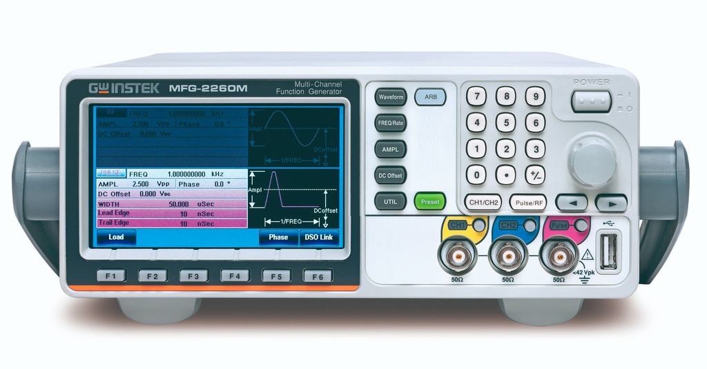 GW Instek MFG-2260M - Funktiogeneraattori 1-kanavainen 60MHz