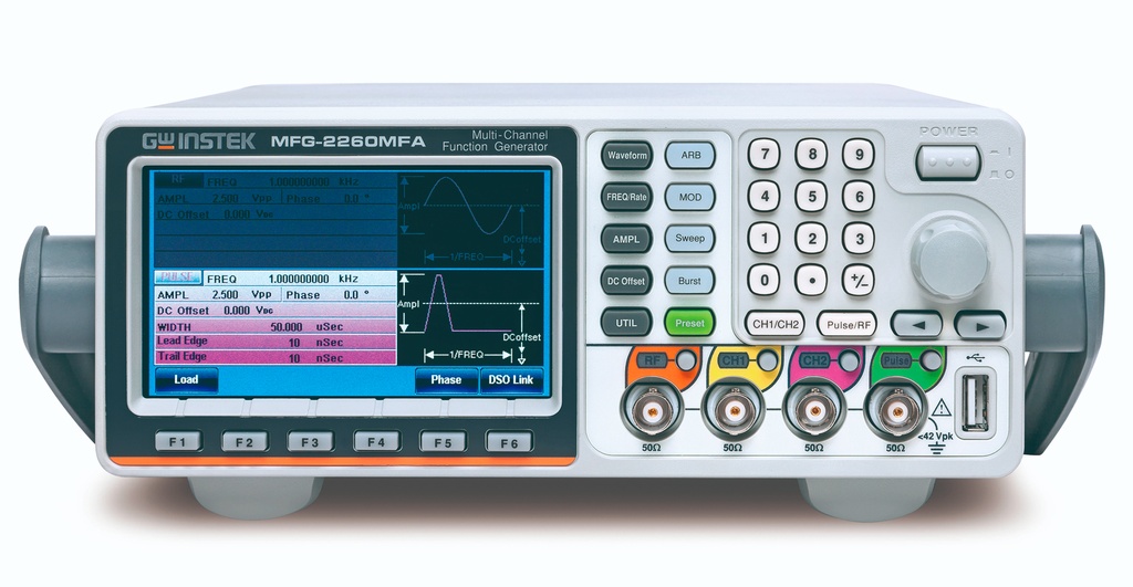 [01MF226MF0GS] GW Instek MFG-2260MFA - Funktiogeneraattori 1-kanavainen 60MHz RF-signaaligeneraattori 160MHz