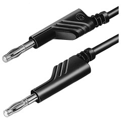 [934064101] HIRSCHMANN ML150/1 - Mittajohto 1,5m 4mm Banaanipistokkeella - Punainen