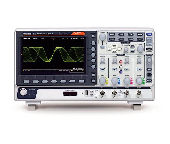 GW Instek MSO-2104EA - Oskilloskooppi 4+16 kanavaa 100MHz