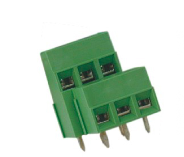 Vertical double deck terminal block