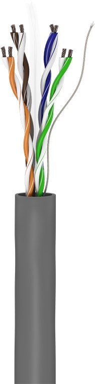 [93884] GOOBAY NC93884 CAT6 MONISÄIKEINEN VERKKOKAAPELI, U/UTP, HARMAA - KELA 100m
