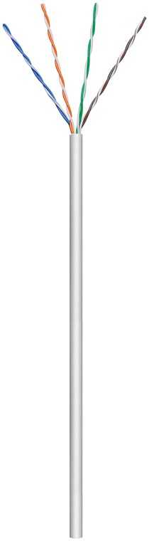 GOOBAY NC95409 CAT5e MONISÄIKEINEN VERKKOKAAPELI, U/UTP, HARMAA - LAATIKKO 305m