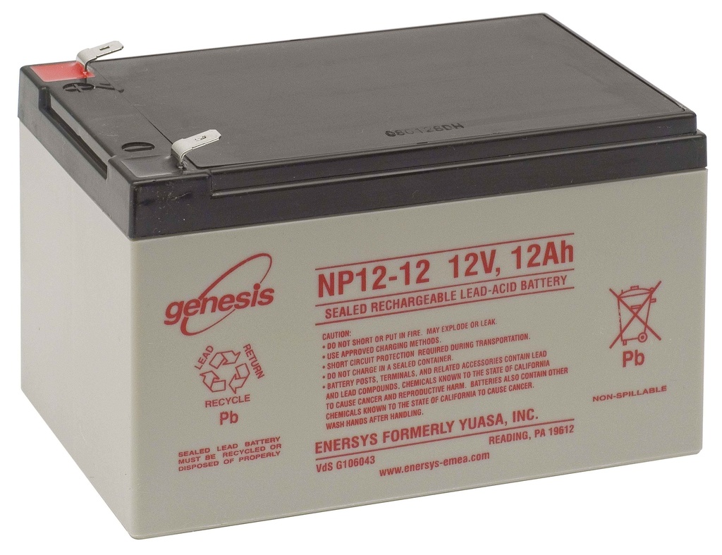 Enersys AGM AKKU 12V 12AH NP12-12 3-5 VUOTTA