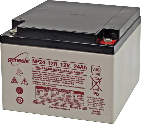 ENERSYS GENESIS NP24-12 GENESIS  LYIJYAKKU 12V 24AH 3-5 VUOTTA