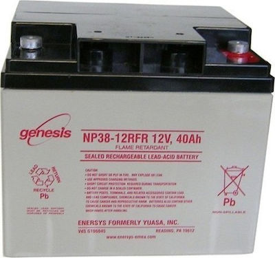 ENERSYS GENESIS NP38-12FR  GENESIS  LYIJYAKKU 12V 38AH 3-5 VUOTTA