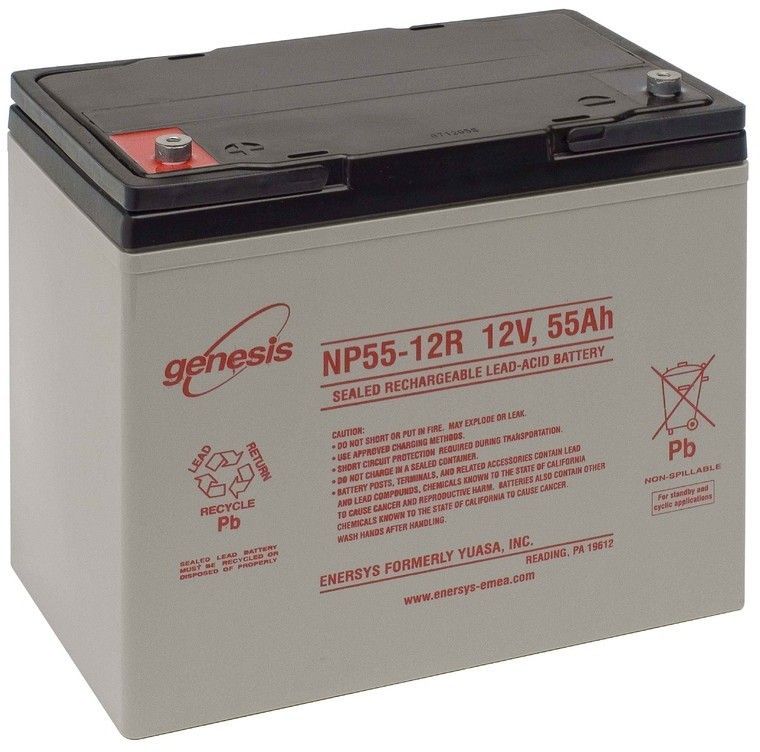 ENERSYS GENESIS NP55-12  GENESIS  LYIJYAKKU 12V 55AH 3-5 VUOTTA