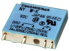 FCL Components NY-24W-K - Rele 24 VDC 5A SPST-NO Piirikortille
